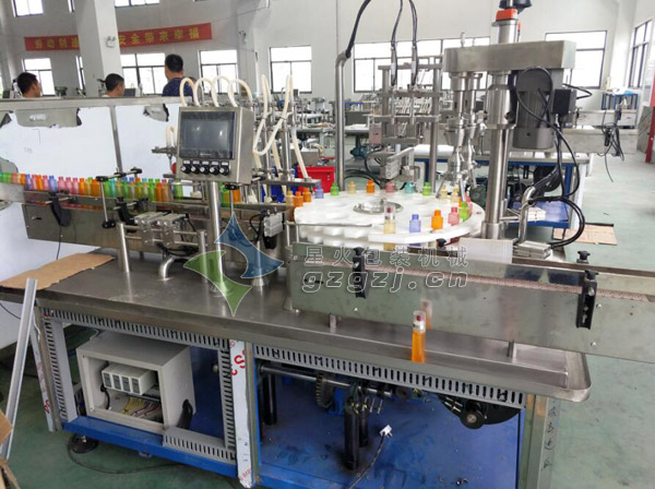 口氣清新(xīn)劑灌裝旋蓋一體機