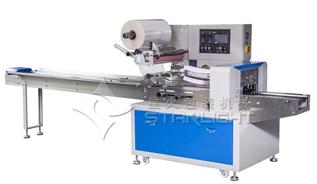 生(shēng)鮮冷凍食品套膜自動包裝機整機展示