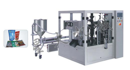 給袋式（shì）醬料自動包裝機