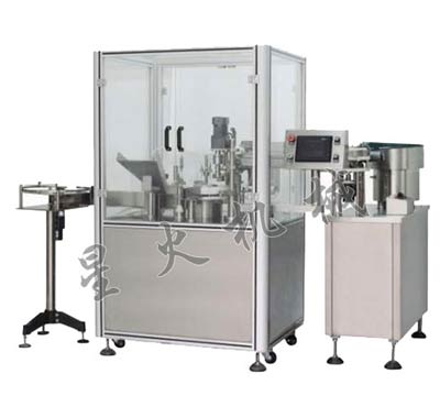 XHY-50香(xiāng)水灌裝旋蓋一體機