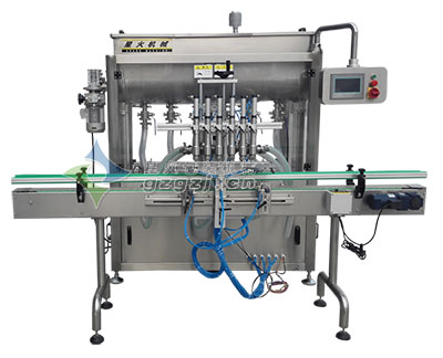 六(liù)頭全自動醬料灌裝機