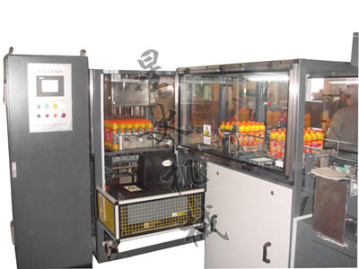 軟袋牛奶紙箱全自動裝(zhuāng)箱機(jī)